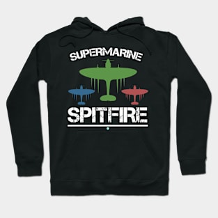 Supermarine Spitfire  Royal  Airforce Pilot Gift Battle of Britain Hoodie